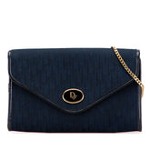 Oblique Canvas Chain Shoulder Bag